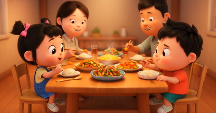 Video mở đầu Mĩ thuật 2 Chủ đề 8: Bữa cơm gia đình (AI)