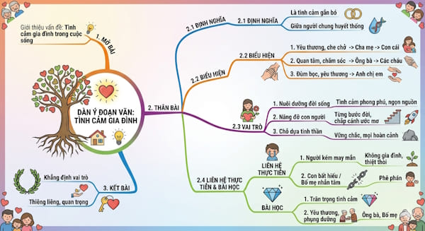 Viết đoạn văn nghị luận xã hội 200 chữ về tình cảm gia đình