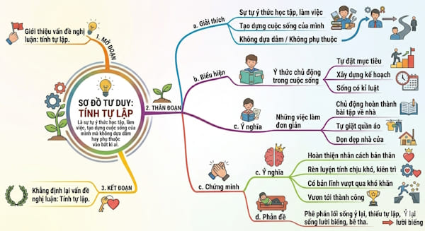 Viết đoạn văn nghị luận xã hội 200 chữ về tính tự lập
