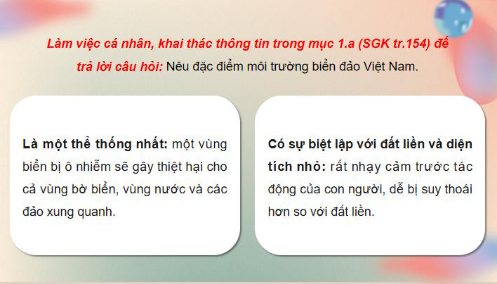  Môi trường và tài nguyên thiên nhiên biển đảo Việt Nam