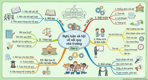 Nghị luận xã hội về nội quy nhà trường