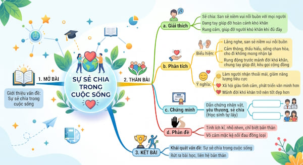 Viết đoạn văn 200 chữ bàn về sự sẻ chia trong cuộc sống