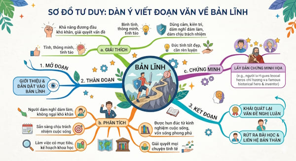 Viết đoạn văn 200 chữ về bản lĩnh