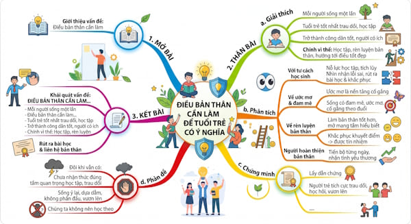 Nghị luận xã hội 200 chữ về điều bản thân cần làm để tuổi trẻ có ý nghĩa