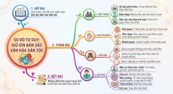 Viết đoạn văn về giữ gìn bản sắc văn hóa dân tộc
