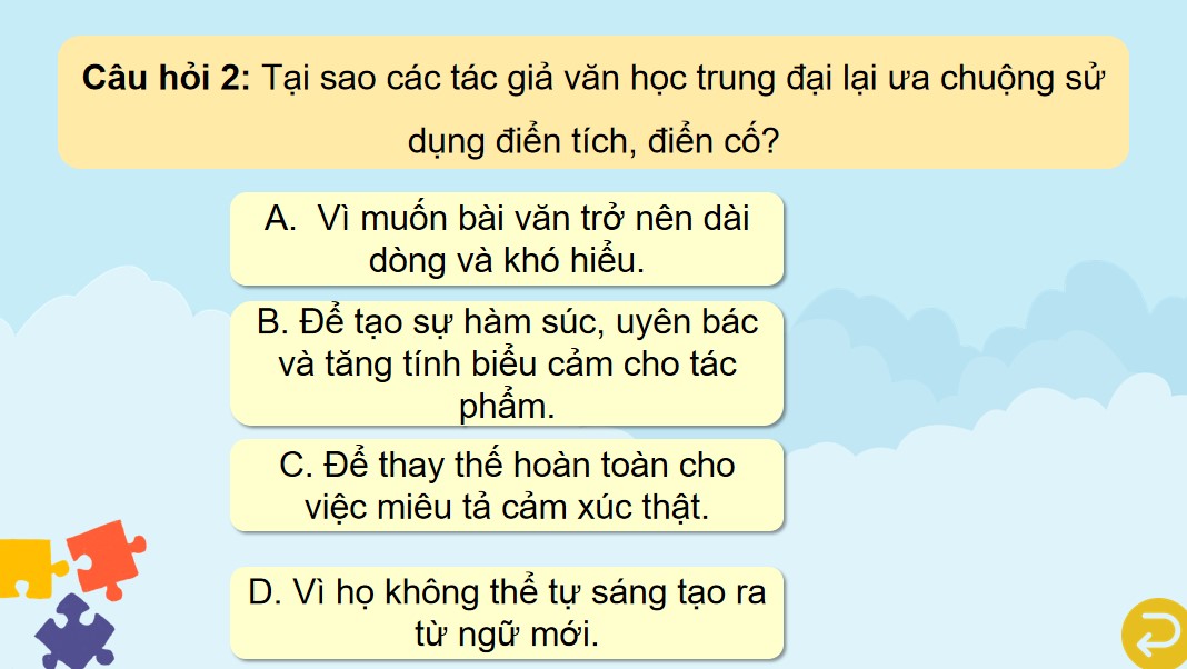 Game khởi động Ngữ văn 9 Bài Thực hành tiếng Việt trang 17
