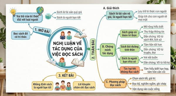 Nghị luận về tác dụng của việc đọc sách