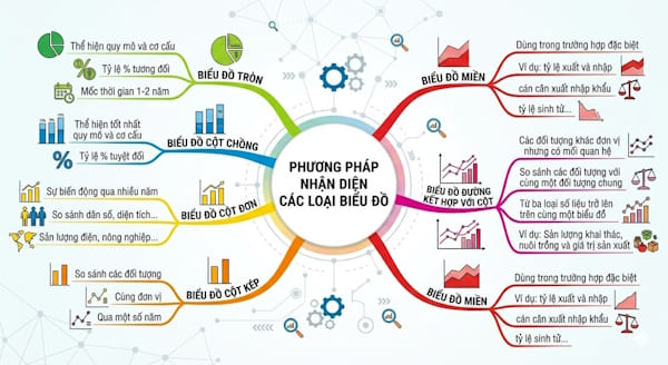 Phương pháp nhận diện nhanh các loại biểu đồ