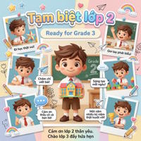 Tạo poster scrapbook tổng kết năm học cho học sinh mầm non, tiểu học trên Gemini và ChatGPT