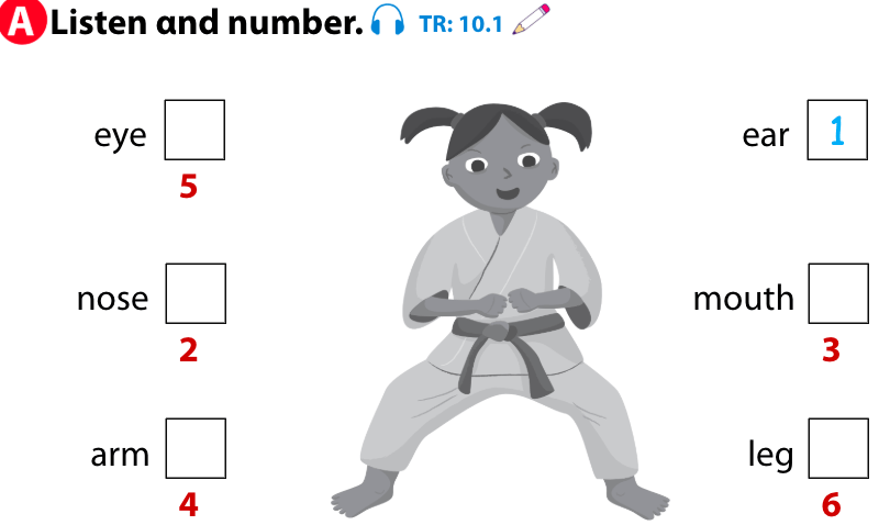 SBT Tiếng Anh lớp 1 Wonderful World Unit 10 Lesson 1 minh hoạ 2
