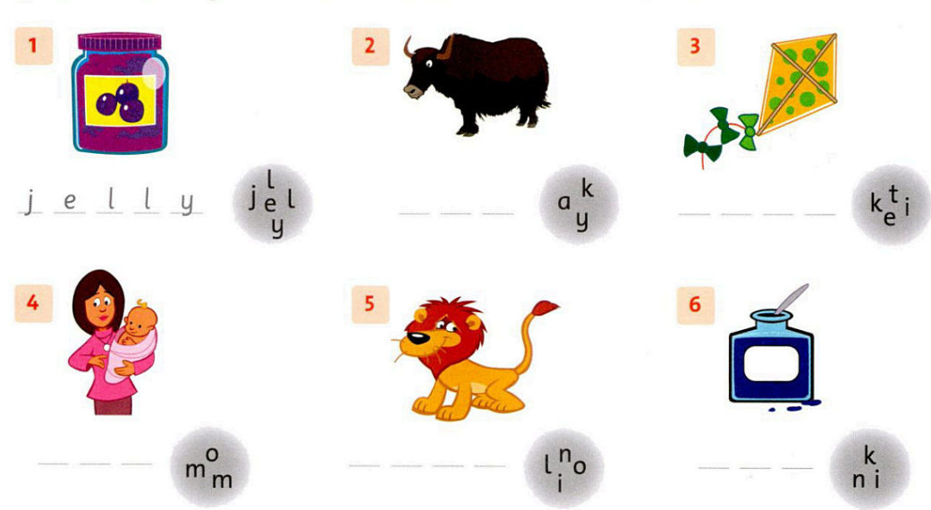 SBT Tiếng Anh 1 Family and Friends Unit 6 Lesson 3 minh họa 3