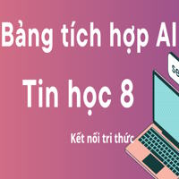 Bảng tích hợp AI môn Tin học 8 Kết nối tri thức
