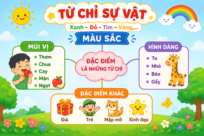 Từ chỉ đặc điểm