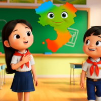 Video mở đầu Đạo đức 3 Bài 2: Tự hào Tổ quốc Việt Nam (AI)