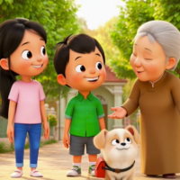 Video mở đầu Đạo đức 3 Bài 3: Quan tâm hàng xóm láng giềng (AI)