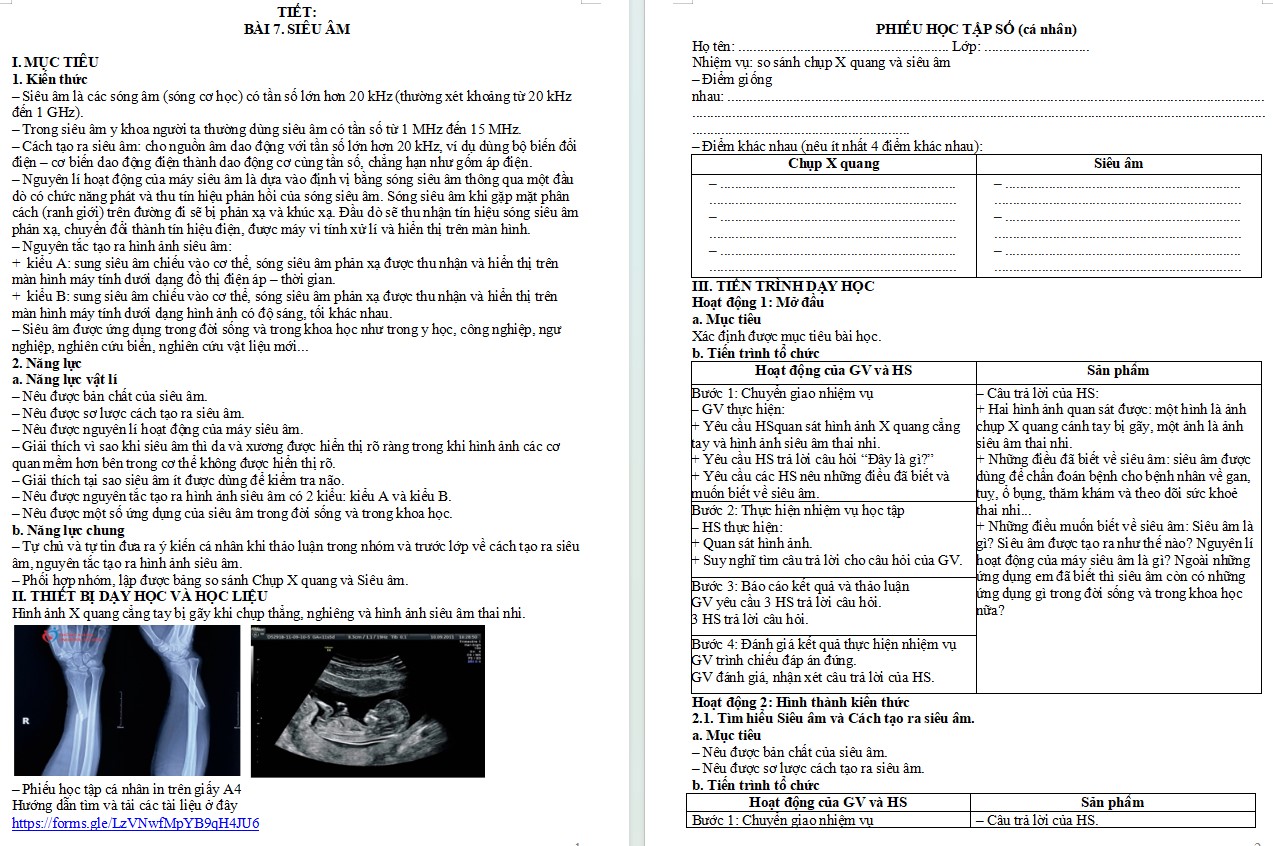 Giáo án word Chuyên đề Vật lí 12 KNTT Bài 7