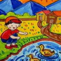 Giáo án Mĩ thuật 4 Chủ đề 8: Quê hương thanh bình
