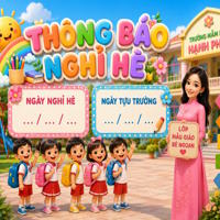 Tạo “Thông báo nghỉ hè” siêu dễ thương và đẹp mắt trên ChatGPT 