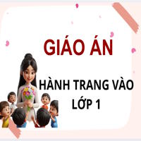 Giáo án Hành tranh vào lớp 1