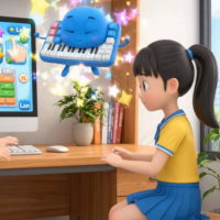 Video mở đầu Tin học 4 Bài 12B: Phần mềm luyện gõ bàn phím (AI)