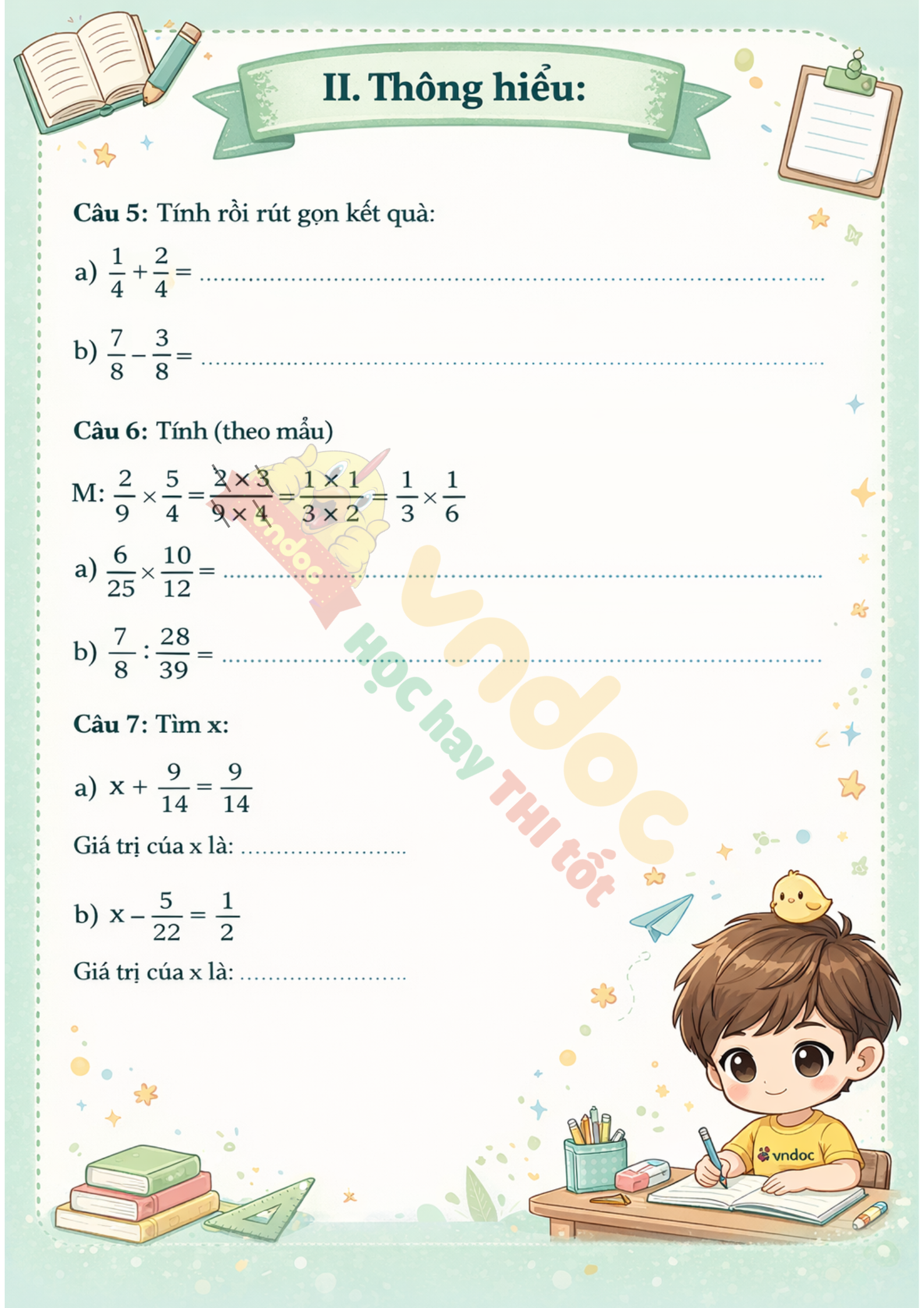 bai tap on tap cac phep tinh voi phan so nang cao h2*950637
