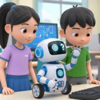 Video mở đầu Tin học 3 Bài 5: Sử dụng bàn phím (AI)