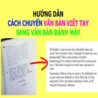 Chuyển chữ viết tay trong ảnh thành văn bản trên ChatGPT