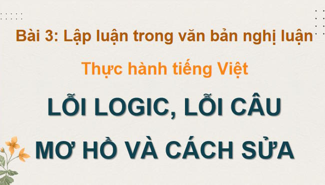 Ngữ văn 12 Bài 3: Thực hành tiếng Việt