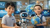 Video mở đầu Tin học 6 Bài 5: Internet (AI)