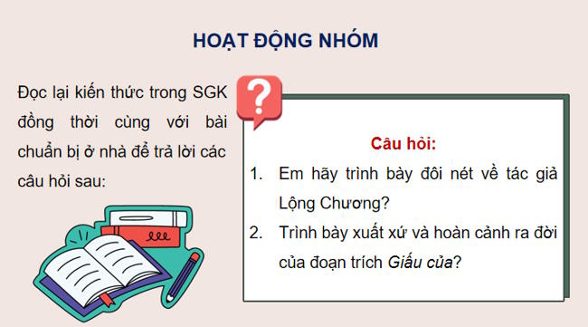 Ngữ văn 12 Bài 5: Giấu của