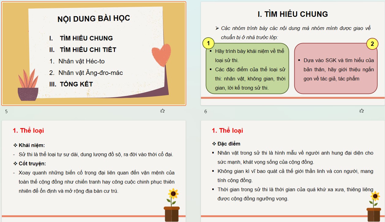 Giáo án PPT Văn 10 Kết nối tri thức Bài Héc-to từ biệt Ăng-đrô-mác