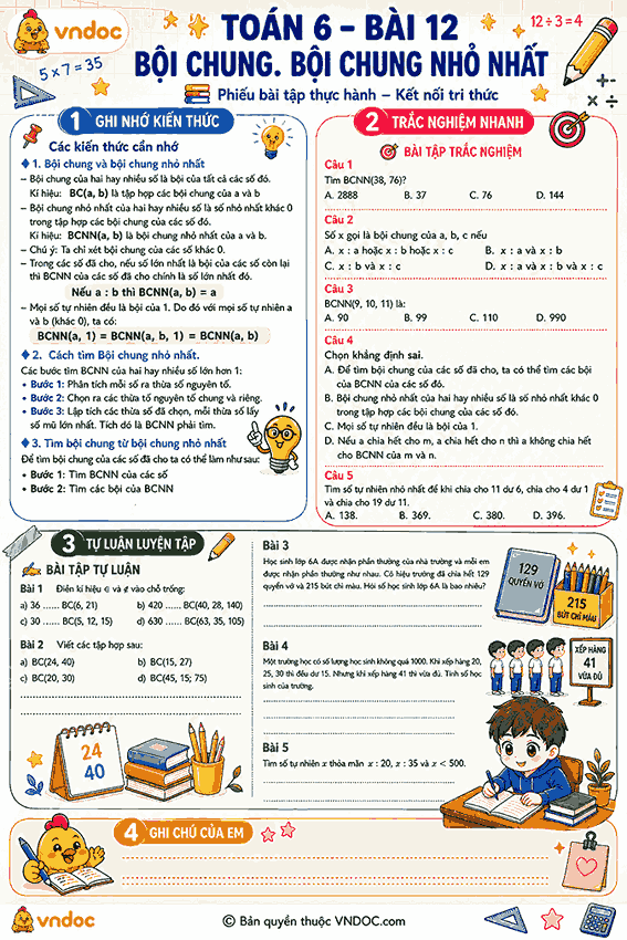 BT toan 6 boi chung boi chung nho nhat 11zon*958105