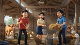 Video mở đầu Công nghệ 7 Bài 10: Nuôi dưỡng và chăm sóc vật nuôi (AI) 