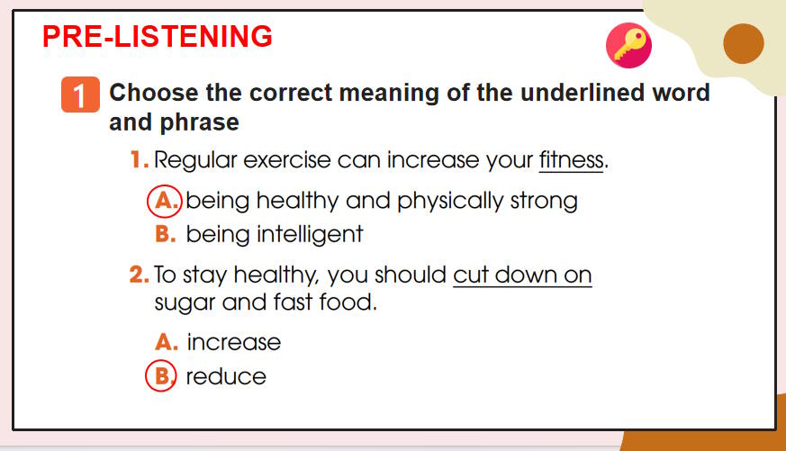Tiếng Anh 11 Unit 1: Listening