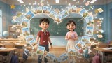 Video mở đầu Mĩ thuật 7 Bài 4: Hình ảnh di tích trong thiết kế tem bưu chính (AI)