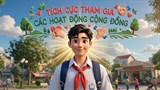 Video mở đầu Giáo dục công dân 9 Bài 3: Tích cực tham gia các hoạt động cộng đồng (AI)