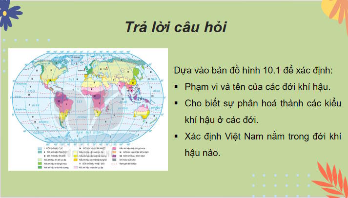 Giáo án PowerPoint Địa lí 10 Bài 10