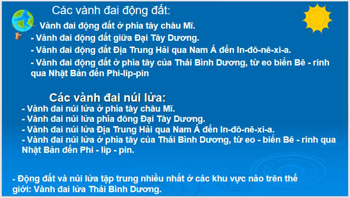 Giáo án PowerPoint Địa lí 10 Bài 8