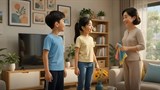 Video mở đầu Hoạt động trải nghiệm 8 Chủ đề 5 Bài 2: Tiết kiệm và thực hiện công việc gia đình (AI)