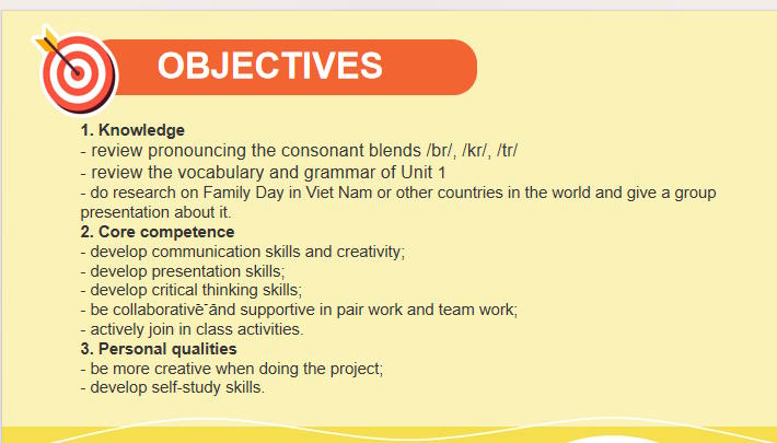 Giáo án PowerPoint Tiếng Anh 10 Unit 1: Looking Back