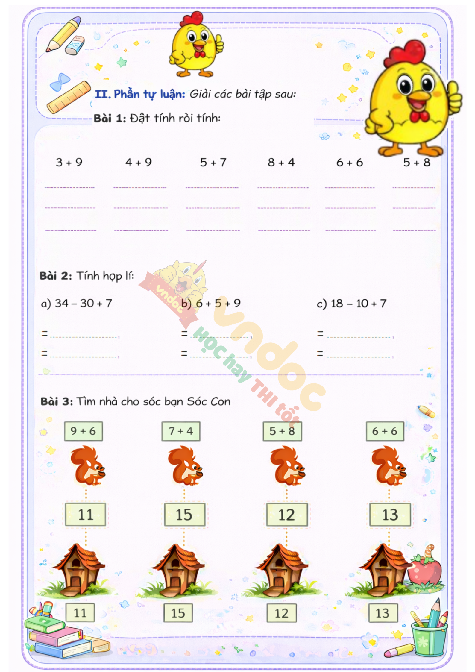 bt cuoi tuan toan lop 2 tuan 4 nang cao sach kntt mh2*963508