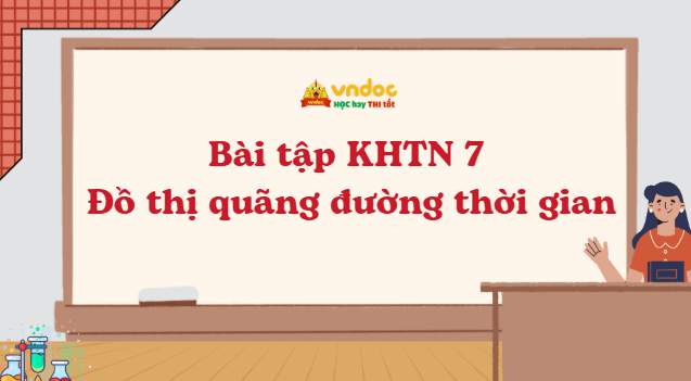 Bài tập KHTN 7: Đồ thị quãng đường thời gian