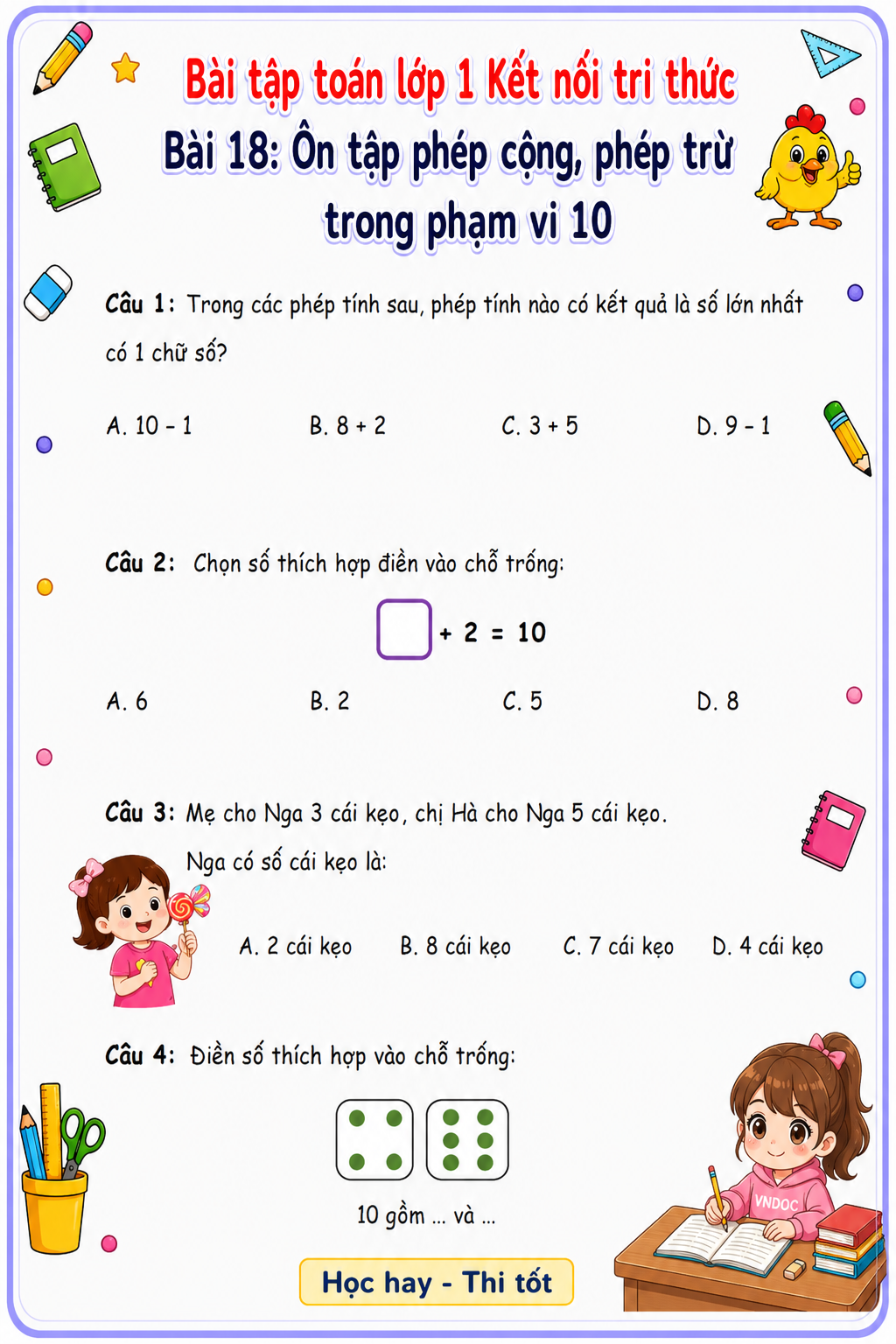 Bai 18 on tap phep cong phep tru trong pham vi 10 bt co ban h1*965121