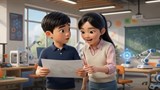 Video mở đầu Công nghệ 8 Bài 1: Một số tiêu chuẩn trình bày bản vẽ kĩ thuật (AI)