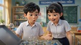 Video mở đầu Công nghệ 8 Bài 3: Bản vẽ chi tiết (AI)
