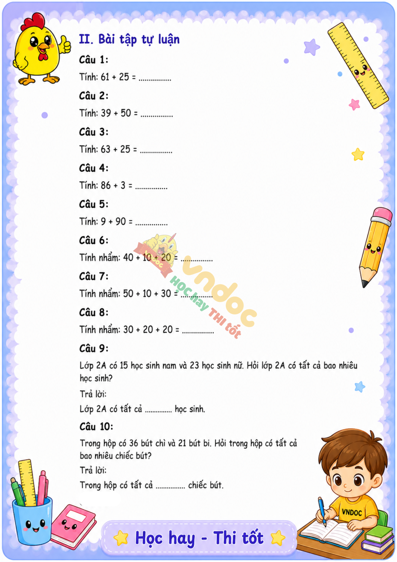bai tap toan lop 2 so hang tong h3*965313