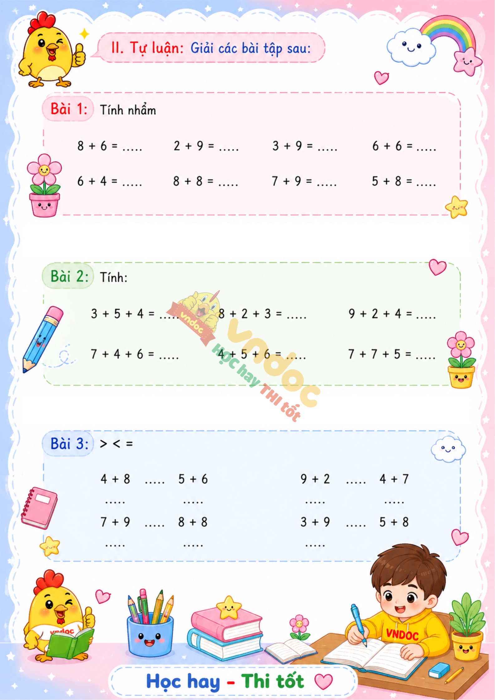 bt cuoi tuan toan lop 2 tuan 5 nang cao sach kntt mh2*965888