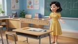 Video mở đầu Toán 3 Bài 7: Ôn tập hình học và đo lường (AI)