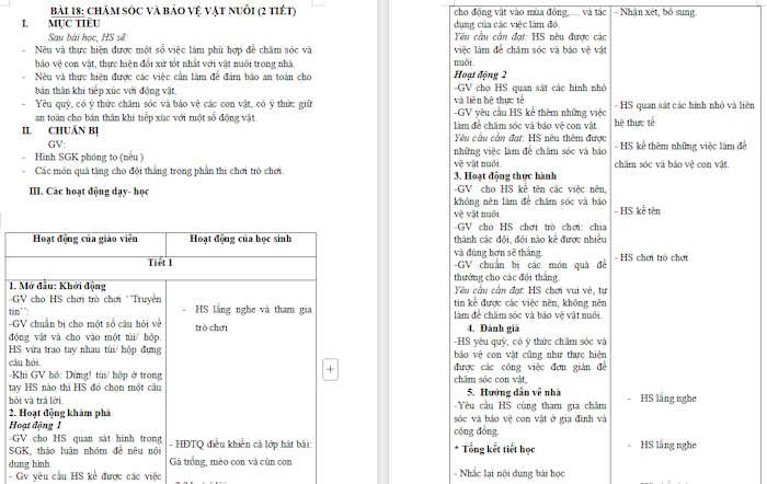 Giáo án Tiếng Việt 4 Những vết đinh