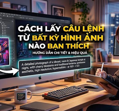 Cách lấy câu lệnh từ bất kỳ hình ảnh nào bạn thích 